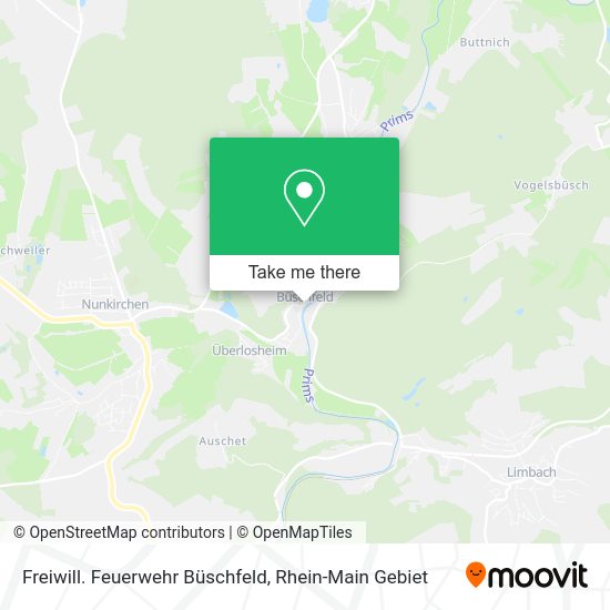 Карта Freiwill. Feuerwehr Büschfeld