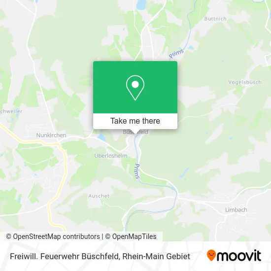 Карта Freiwill. Feuerwehr Büschfeld