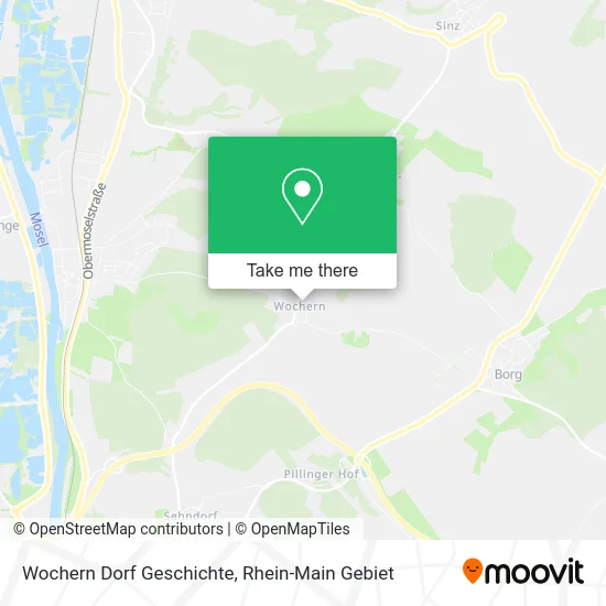 Карта Wochern Dorf Geschichte