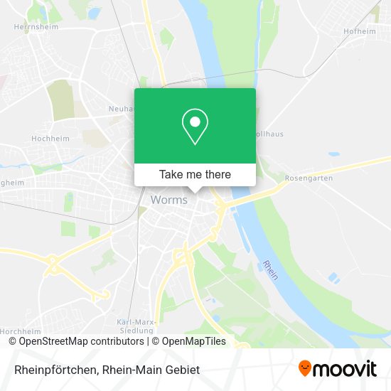 Карта Rheinpförtchen