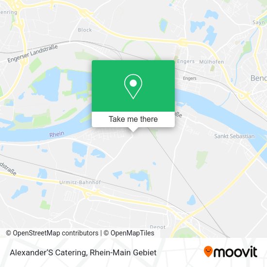 Карта Alexander‘S Catering