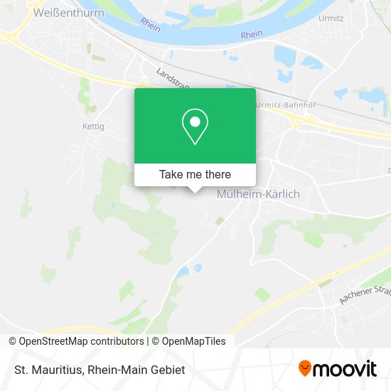 St. Mauritius map