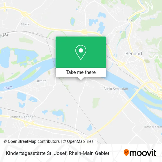 Карта Kindertagesstätte St. Josef