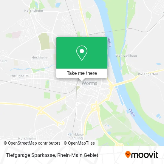 Карта Tiefgarage Sparkasse