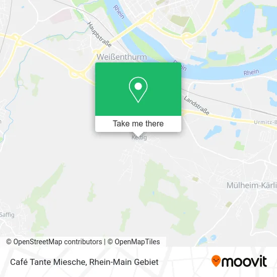 Карта Café Tante Miesche