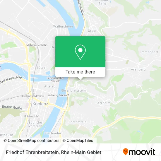 Карта Friedhof Ehrenbreitstein