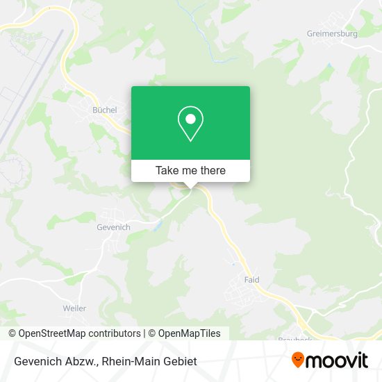 Карта Gevenich Abzw.