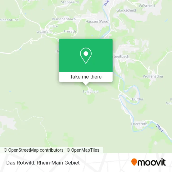 Карта Das Rotwild