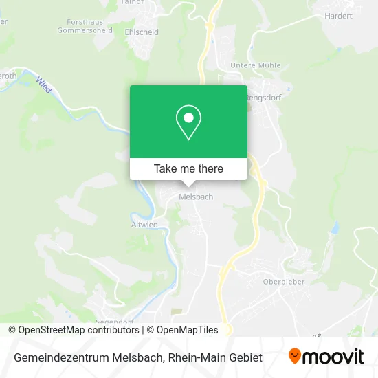 Карта Gemeindezentrum Melsbach