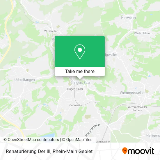 Карта Renaturierung Der Ill