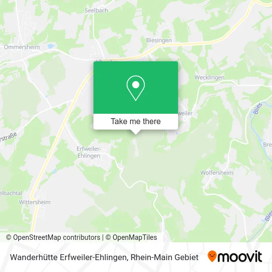Карта Wanderhütte Erfweiler-Ehlingen