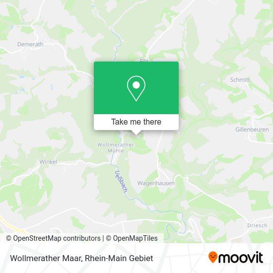 Карта Wollmerather Maar