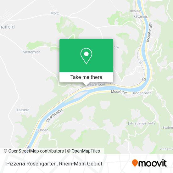 Карта Pizzeria Rosengarten