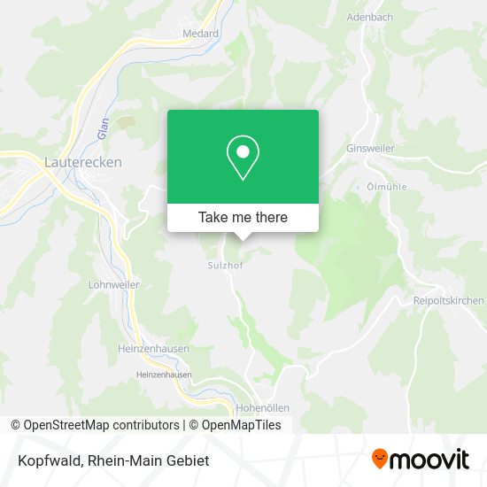 Карта Kopfwald