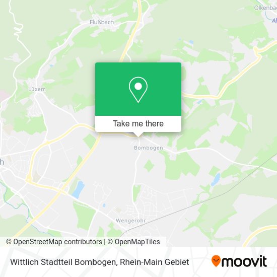 Карта Wittlich Stadtteil Bombogen