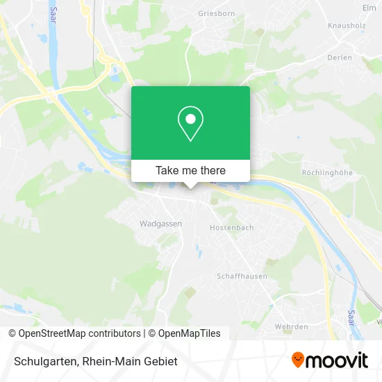 Карта Schulgarten