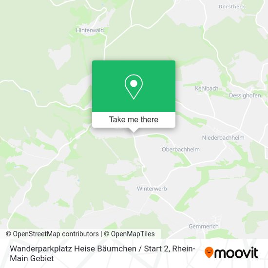Карта Wanderparkplatz Heise Bäumchen / Start 2