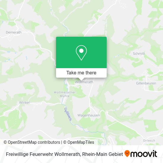 Карта Freiwillige Feuerwehr Wollmerath