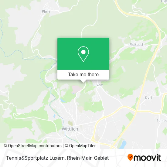 Карта Tennis&Sportplatz Lüxem