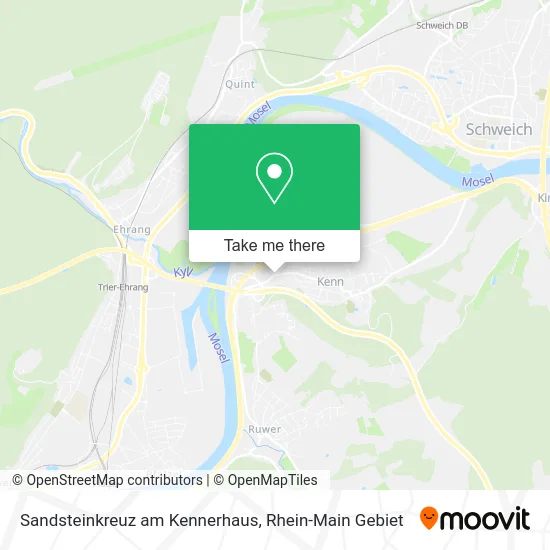 Карта Sandsteinkreuz am Kennerhaus