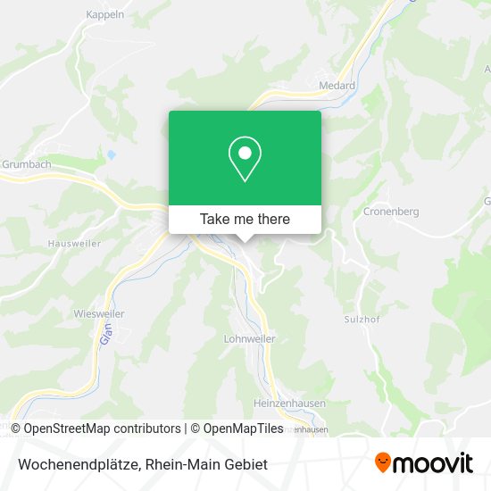 Карта Wochenendplätze