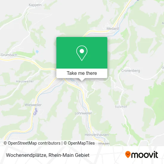 Карта Wochenendplätze