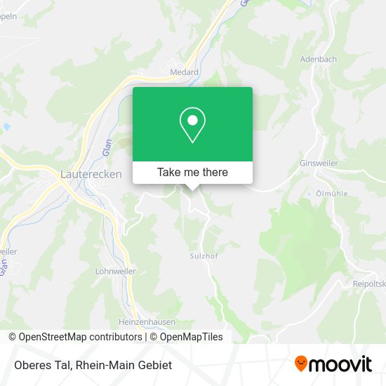 Карта Oberes Tal