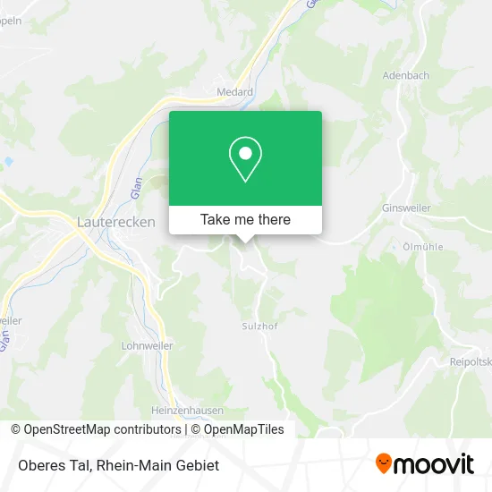 Карта Oberes Tal