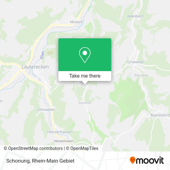 Карта Schonung