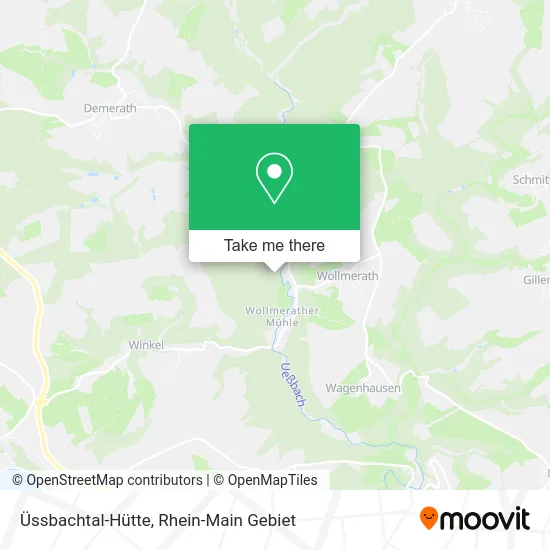 Карта Üssbachtal-Hütte