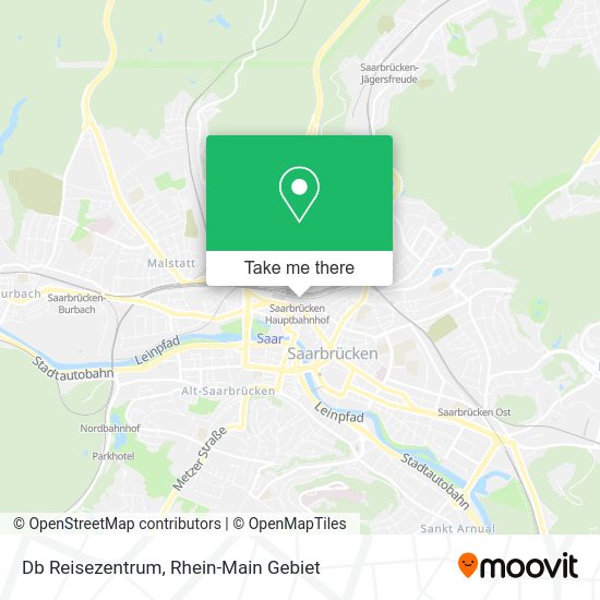 Карта Db Reisezentrum