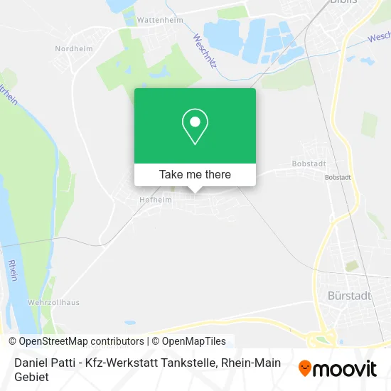 Карта Daniel Patti - Kfz-Werkstatt Tankstelle