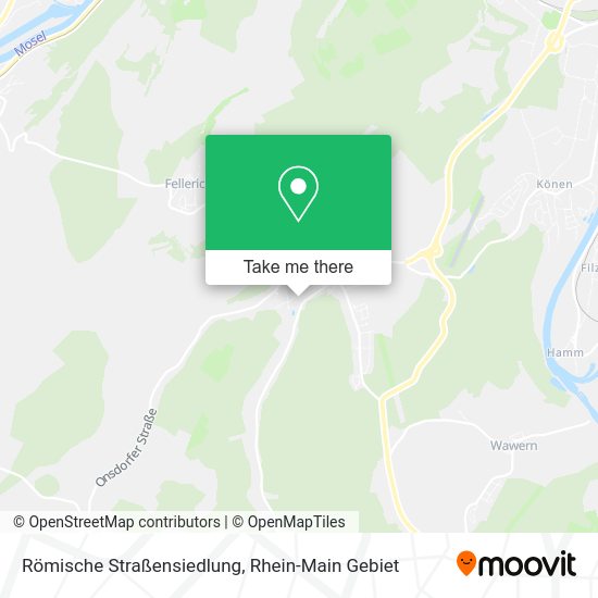 Карта Römische Straßensiedlung
