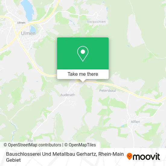 Карта Bauschlosserei Und Metallbau Gerhartz