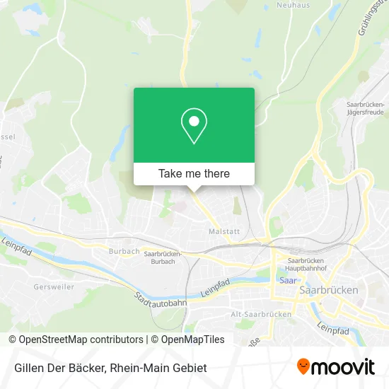 Карта Gillen Der Bäcker