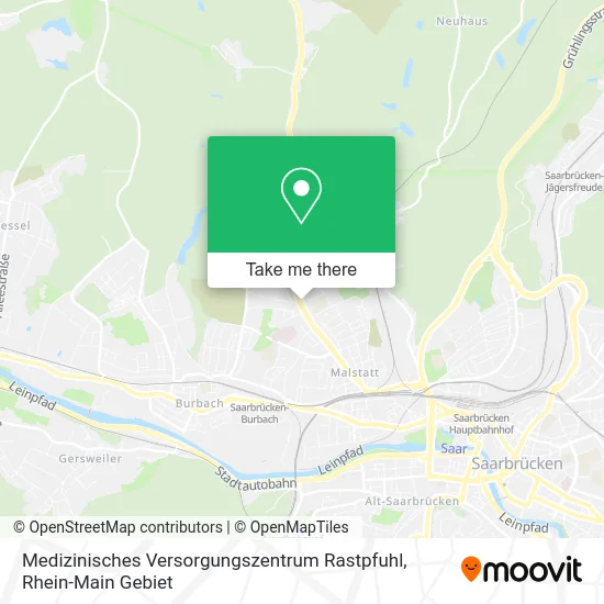 Карта Medizinisches Versorgungszentrum Rastpfuhl