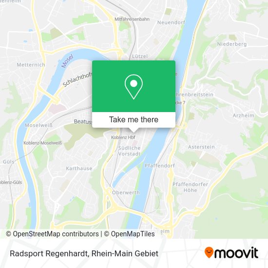 Карта Radsport Regenhardt