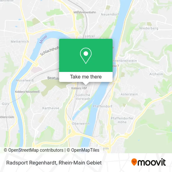 Карта Radsport Regenhardt