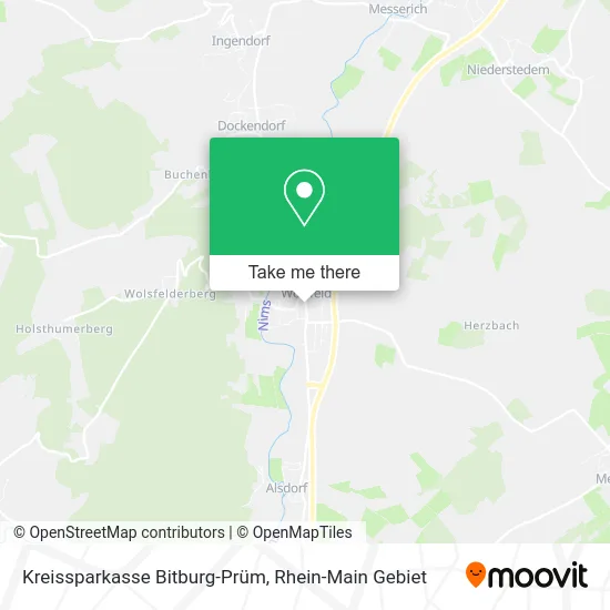 Карта Kreissparkasse Bitburg-Prüm