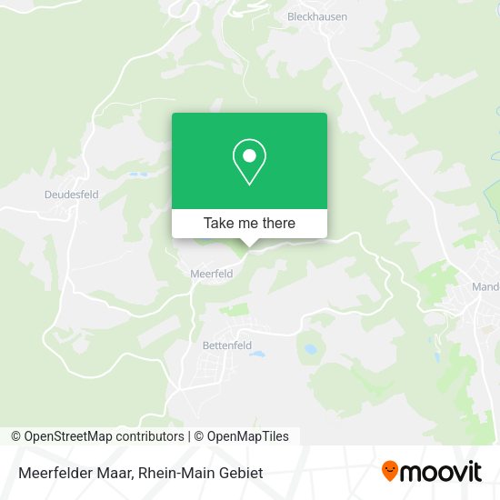 Карта Meerfelder Maar