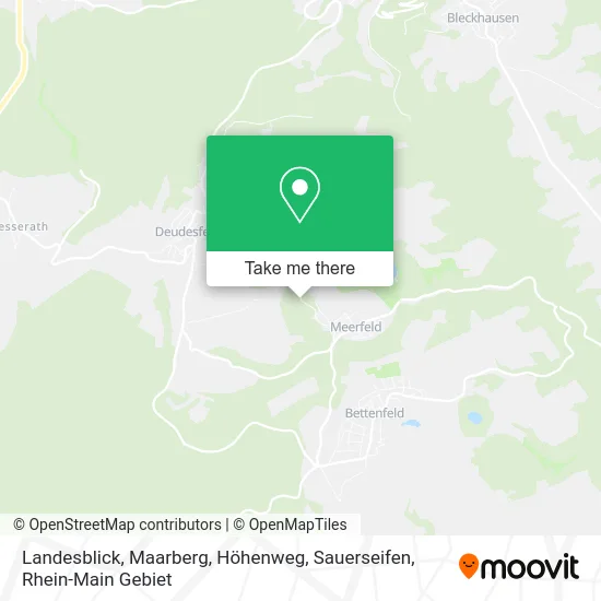 Карта Landesblick, Maarberg, Höhenweg, Sauerseifen