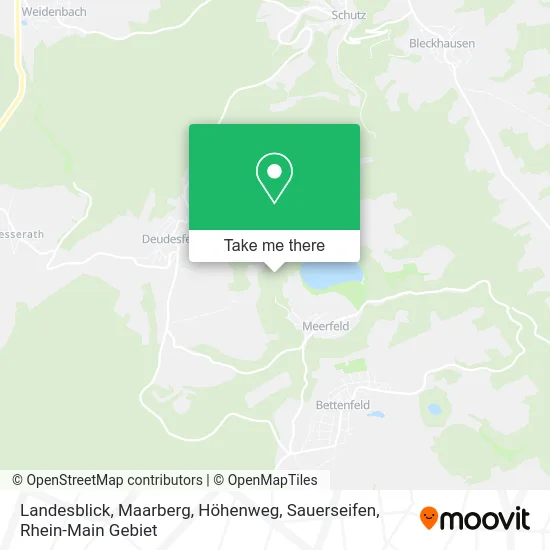 Карта Landesblick, Maarberg, Höhenweg, Sauerseifen