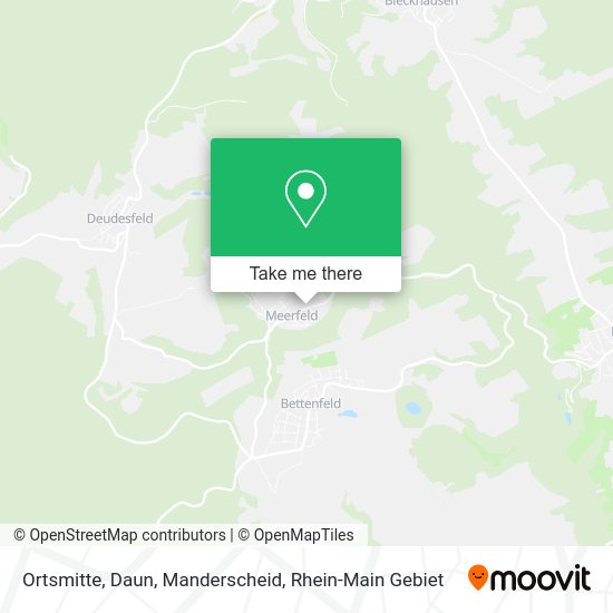Карта Ortsmitte, Daun, Manderscheid