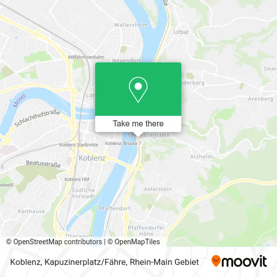 Карта Koblenz, Kapuzinerplatz/Fähre