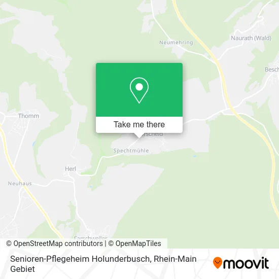 Карта Senioren-Pflegeheim Holunderbusch