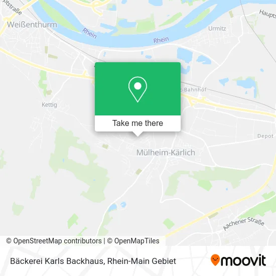 Карта Bäckerei Karls Backhaus