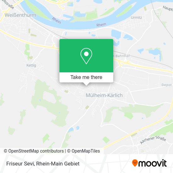 Карта Friseur Sevi