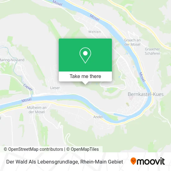Карта Der Wald Als Lebensgrundlage