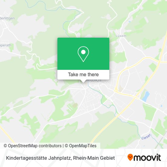 Карта Kindertagesstätte Jahnplatz