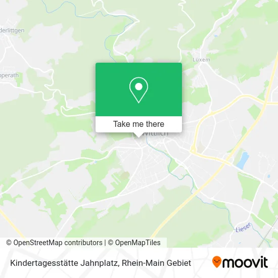 Карта Kindertagesstätte Jahnplatz